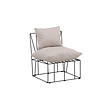 ebuy24 Livonia fauteuil beige.