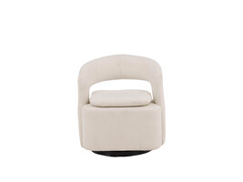 ebuy24 Laurel fauteuil wit.