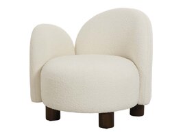 ebuy24 Honolulu fauteuil ronde rechts gericht wit.