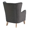 ebuy24 Campo fauteuil donkergrijs.