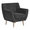 ebuy24 Monte fauteuil donkergrijs.