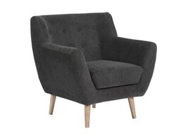 ebuy24 Monte fauteuil donkergrijs.