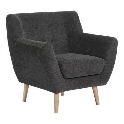 ebuy24 Monte fauteuil donkergrijs.