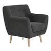 ebuy24 Monte fauteuil donkergrijs.