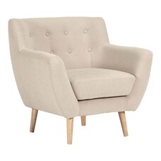 ebuy24 Monte fauteuil zandkleurig.