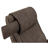 ebuy24 Hyras fauteuil recliner met hocker grijs.