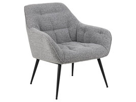 ebuy24 Brie fauteuil grijs.