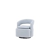 ebuy24 Laurel fauteuil draaifunctie blauw.
