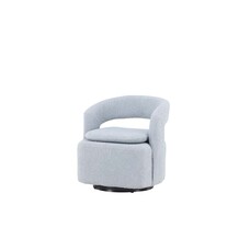 ebuy24 Laurel fauteuil draaifunctie blauw.