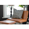 ebuy24 X fauteuil met hocker PU kunstleer bruin.