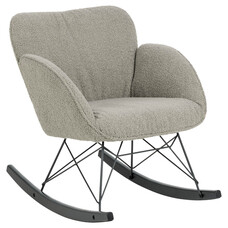 ebuy24 Kelly fauteuil schommelstoel bruin.