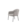 ebuy24 Catania fauteuil lichtgrijs.