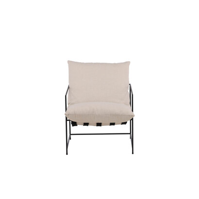 ebuy24 Sedalia fauteuil wit.