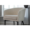 ebuy24 Fluffy fauteuil teddy wit.
