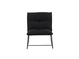 ebuy24 Madison fauteuil zwart.