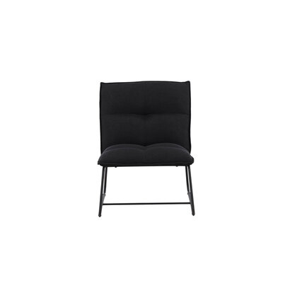ebuy24 Madison fauteuil zwart.