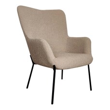 ebuy24 Glasgow fauteuil bouclÃ© bruin.