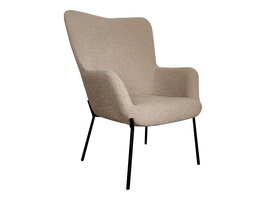 ebuy24 Glasgow fauteuil bouclé bruin.