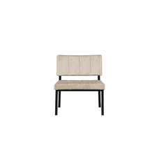 ebuy24 Monett fauteuil velours beige.