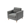 ebuy24 Marino fauteuil stof grijs.