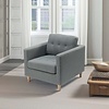 ebuy24 Marino fauteuil stof grijs.