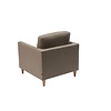 ebuy24 Marino fauteuil stof bruin.