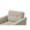 ebuy24 Marino fauteuil fluweel zandkleurig.