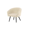 ebuy24 Fluffy fauteuil aan kinderen wit.