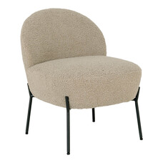 ebuy24 Merida fauteuil geÃ¯miteerd lamsvel grijsbruin.