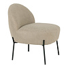 ebuy24 Merida fauteuil geÃ¯miteerd lamsvel grijsbruin.