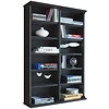ebuy24 Zuntisa wandkast CD,DVD opslag 12 planken zwart.