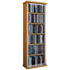 ebuy24 Classic wandkast , CD-toren 6 planken Beuken decor.