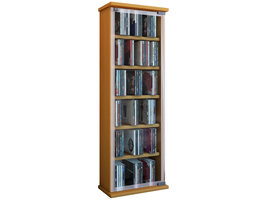 ebuy24 Classic wandkast , CD-toren 6 planken Beuken decor.