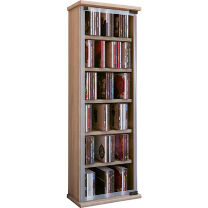 ebuy24 Classic wandkast , CD-toren 6 planken Sonoma eiken decor.