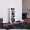 ebuy24 Classic wandkast , CD-toren 6 planken wit.