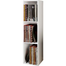 ebuy24 Platto3 wandkast voor LP 3 planken wit.