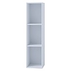 ebuy24 Platto3 wandkast voor LP 3 planken wit.