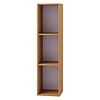 ebuy24 Platto3 wandkast voor LP 3 planken beuken decor.
