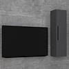 ebuy24 ArilaXL TV-meubel wandkast 1 deur antraciet.