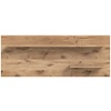 ebuy24 Woody wandkast wandplank eik decor,zwart.