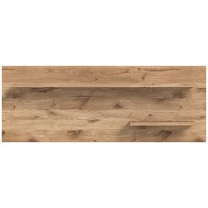 ebuy24 Woody wandkast wandplank eik decor,zwart.