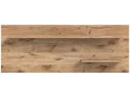 ebuy24 Woody wandkast wandplank eik decor,zwart.