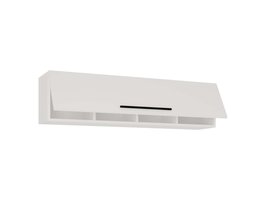 ebuy24 ArilaXL TV-meubel wandkast 1 kleppe wit.