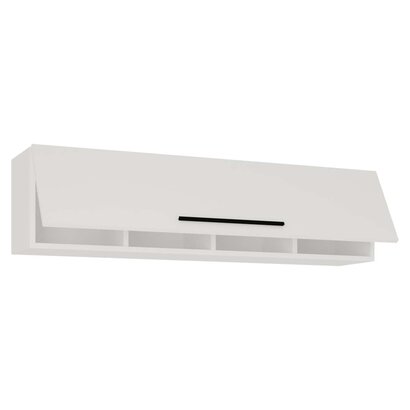 ebuy24 ArilaXL TV-meubel wandkast 1 kleppe wit.
