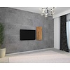 ebuy24 ArilaL TV-meubel wandkast 1 deur eik decor.