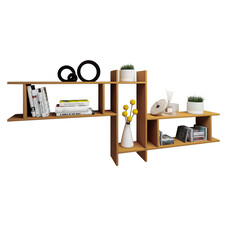 ebuy24 Sirola Maxi wandkast Wandmontage met 5 vakkenBeuken decor.