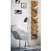 ebuy24 Lansi Maxi wandkast Wandbevestiging met 8 schuine plankenBeuken decor.