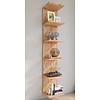 ebuy24 Lazas wandkast wandmontage 5 planken eik decor.