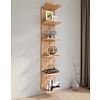 ebuy24 Lazas wandkast wandmontage 5 planken eik decor.