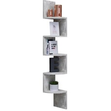 ebuy24 Mintis wandrek hoek 5 planken beton decor.